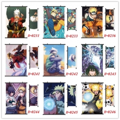 17 Styles Naruto Anime Cartoon Decorative Wall Anime Wallscroll (60*90CM)