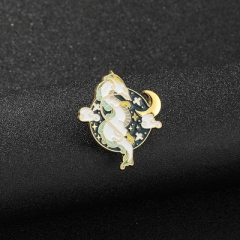 Spirited Away Cartoon Fashion Badge Pin Decoration Cloth Alloy Anime Brooch