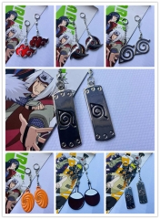 7 Styles Naruto Cute Cartoon Cosplay Anime Alloy Earring