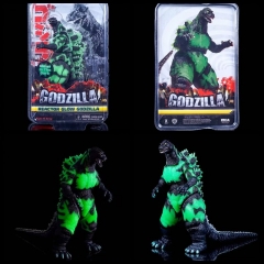 NECA哥斯拉核反应辉光（夜光版）高16.5厘米重0.5kg尺寸是19X10X28CM，一箱48个