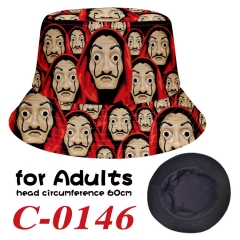La Casa de Papel Fisherman Sun Hat Cap Anime Bucket Hat