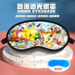 Pokemon Pikachu Cartoon Pattern Anime Eyepatch