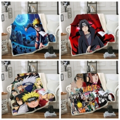 40 Styles 2 Sizes Naruto Double Layer Anime Blanket