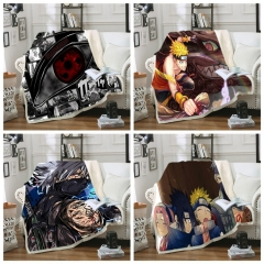 40 Styles 2 Sizes Naruto Double Layer Anime Blanket