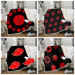 40 Styles 150*200cm Naruto Double Layer Anime Blanket