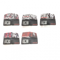 5 Styles Scream PU Cosplay Cartoon Purse Anime PU Wallet