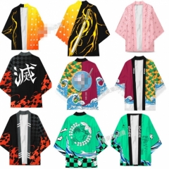 新款鬼灭之刃动漫周边和服外套浴袍二次元披风睡衣