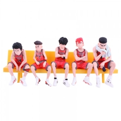 5pcs/set GK Slam Dunk Character Toy Anime PVC Figure