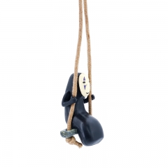 19.5cm Spirited Away No Face Man Cosplay Cartoon Character Anime PVC Figure