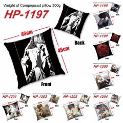 双面 45X45方抱枕 死亡笔记(含枕芯)