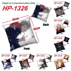 19 Styles Jujutsu Kaisen Cosplay Movie Decoration Cartoon Anime Pillow 45*45 CM