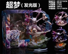 (带电) 宠物小精灵 GK 超梦 可发光 盒装手办 高26cm 重1.1kg一箱18个