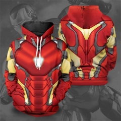 Iron Man Cosplay Cartoon Clothes Anime Hoodie