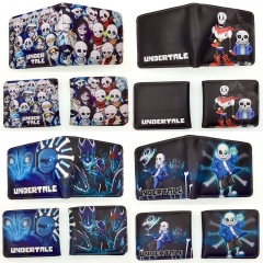 4 Styles Undertale Cartoon PU Purse New Design Anime Short Wallet