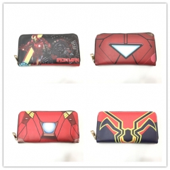 4 Styles Iron Man Cosplay Cartoon Purse Anime PU Wallet