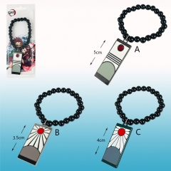 3 Styles Demon Slayer: Kimetsu no Yaiba Anime Cosplay Cartoon Anime Bangle Bracelet