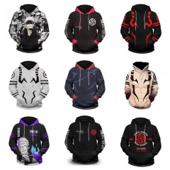 12 Styles Jujutsu Kaisen Cosplay Cartoon Clothes Anime Hoodie