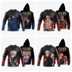 4 Styles Jujutsu Kaisen Cosplay Cartoon Clothes Anime Hoodie