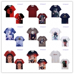 12 Styles Jujutsu Kaisen Color Printing Cosplay Anime T-shirt