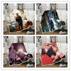 40 Styles 2 Sizes Jujutsu Kaisen Double Layer Anime Blanket