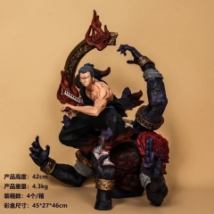 海贼王浪人索隆公仔手办高42厘米重4.3kg一些4个彩盒45X27X46CM