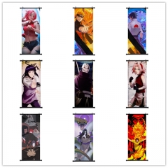 14 Styles Naruto Cartoon Wallscrolls Waterproof Anime Wall Scroll