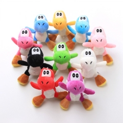 9 Colors 12CM Super Mario Bro. Yoshi Anime Plush Toy Doll (10pcs/set)