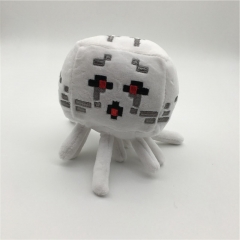 我的世界白章鱼毛绒公仔Minecraft游戏周边玩偶摆件