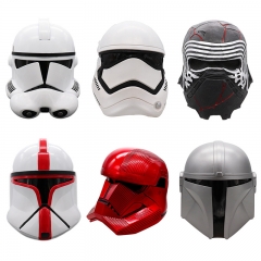 8 Styles Star Wars Mandalorian Prom Props Latex Material Anime Mask
