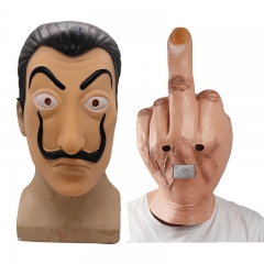 2 Styles La Casa de Papel Dali Latex Material Anime Mask
