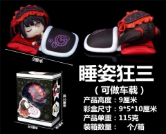 约会大作战 Q版 睡姿狂三（可做车载） 盒装手办 高9cm 一箱150个，重115克