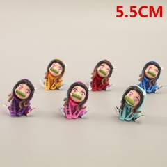 （袋装）6款卫衣坐姿鬼灭手办 动漫卡通祢豆子公仔玩具摆件