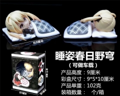 缘之空 Q版 睡姿春日野穹（可做车载） 盒装手办 高9cm 一箱150个重102克