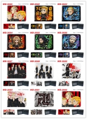 11 Styles Tokyo Revengers Cosplay Decoration Cartoon Character Anime PU Wallet Purse