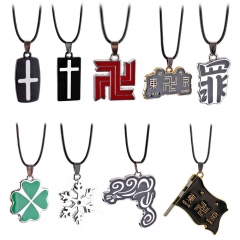 9 Styles Tokyo Revengers Cosplay Cartoon Alloy Necklace