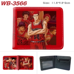 Slam Dunk Cosplay Decoration Cartoon Character Anime PU Wallet Purse