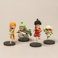 4款海贼王手办 和之国路飞索隆十郎娜美乔巴公仔玩具蛋糕摆件
