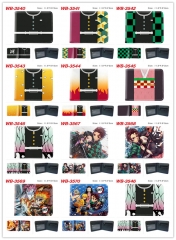 11 Styles Demon Slayer: Kimetsu no Yaiba Cosplay Decoration Cartoon Character Anime PU Wallet Purse