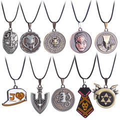 11 Styles JoJo's Bizarre Adventure Cosplay Cartoon Alloy Necklace