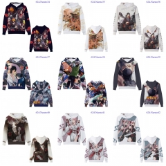 10 Styles Naruto Cartoon Cosplay Anime Hooded Hoodie