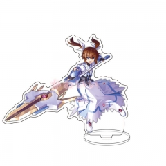 15 CM 2 Styles Magical Girl Lyrical Nanoha Cartoon Collection Model Anime Acrylic Standing Plate