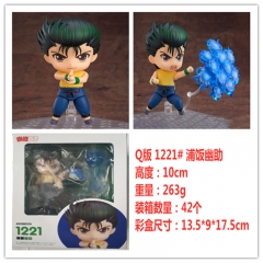 10CM Nendoroid YuYu Hakusho 1221# Yuusuke Urameshi Anime Action Figure