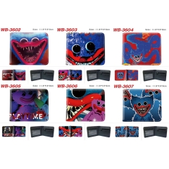 6 Styles poppy playtime Cosplay Decoration Cartoon Character Anime PU Wallet Purse