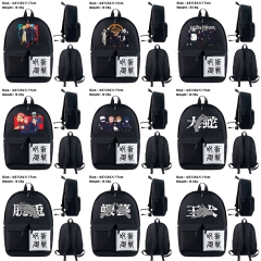 9 Styles Jujutsu Kaisen Waterproof Nylon Anime Backpack Bag