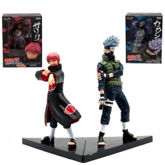 17-19CM Naruto Sasori+Hatake Kakashi Model Toy PVC Anime Figure (2PCS/SET)