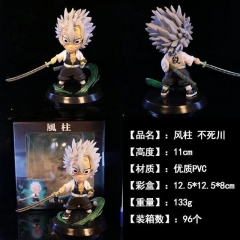 11cm Demon Slayer: Kimetsu no Yaiba Q Version Shinazugawa Sanemi Anime PVC Figure