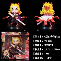 11cm Demon Slayer: Kimetsu no Yaiba Q Version Rengoku Kyoujurou Anime PVC Figure