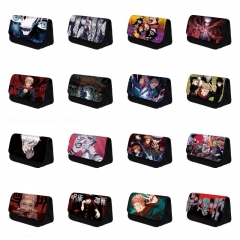 40 Styles Jujutsu Kaisens Polyester For Student Double Layer Anime Pencil Bag