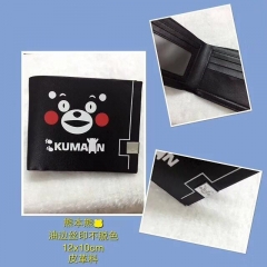 Kumamon Cartoon Pattern Anime PU Wallet Purse