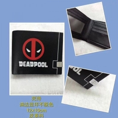 Deadpool Cartoon Pattern Anime PU Wallet Purse